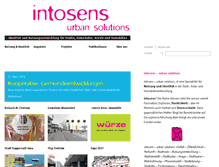 Tablet Screenshot of intosens.ch